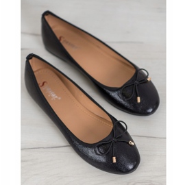Seastar Bailarinas de cuero ecológico negro 3