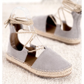 Seastar Alpargatas de ante con ribete gris 3