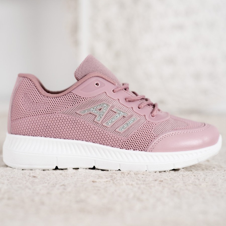 SHELOVET Zapatos cómodos con malla rosado 2 SHELOVET Zapatos cómodos con malla rosado 2