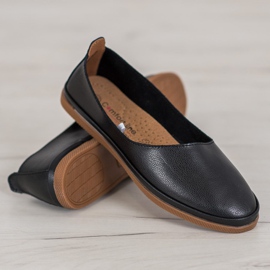 Zapatos VINCEZA de piel sin cordones negro 5