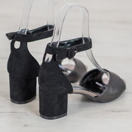 Bombas VINCEZA de moda negro gris 5