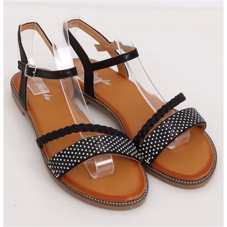 Sandalias negras para mujer 620-62 Negra negro 2