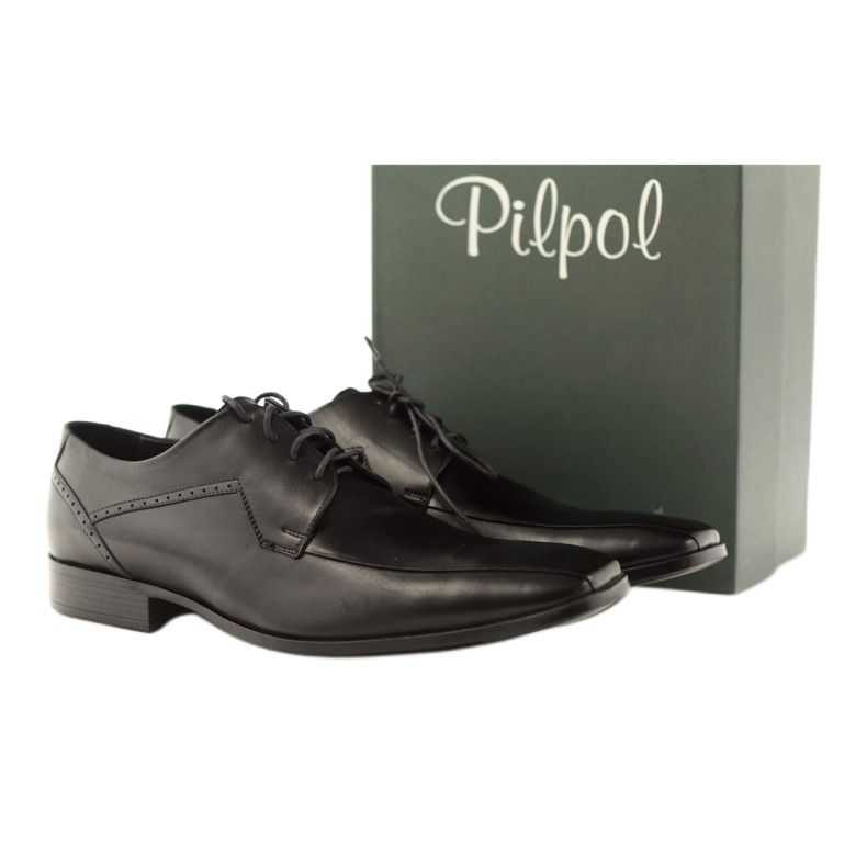Zapatos hombre piel Pilpol 1261 negro 4