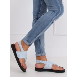Azul DD82P Chanclas azules, algodón 1