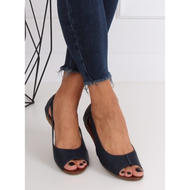 Zapatos abiertos azul marino NH-23P DK.BLUE 2 Zapatos abiertos azul marino NH-23P DK.BLUE 2