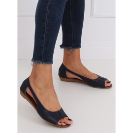 Zapatos abiertos azul marino NH-23P DK.BLUE 1 Zapatos abiertos azul marino NH-23P DK.BLUE 1