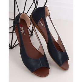 Zapatos abiertos azul marino NH-23P DK.BLUE 4