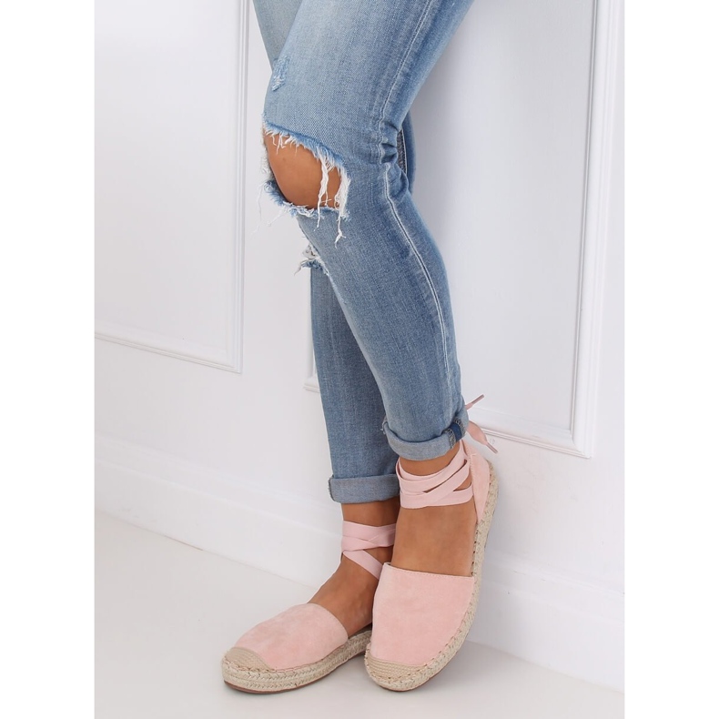 Alpargatas de mujer rosa LL-230P Rosa 2