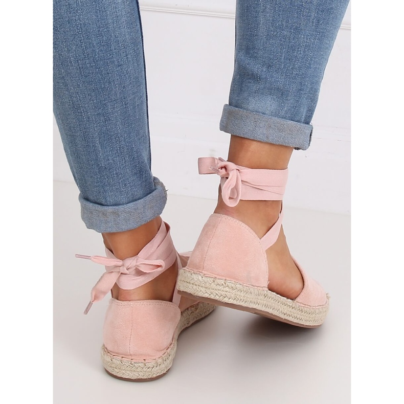 Alpargatas de mujer rosa LL-230P Rosa 1