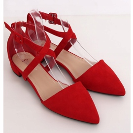 Bailarinas recortadas rojas LL-213P Red rojo 2