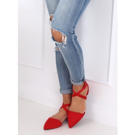 Bailarinas recortadas rojas LL-213P Red rojo 3