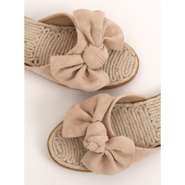 Alpargatas beige zapatillas de mujer beige YT-98 Beige 1
