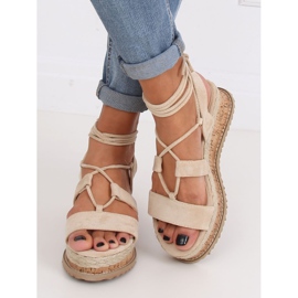 Sandalias alpargatas beige JH116 Beige 1