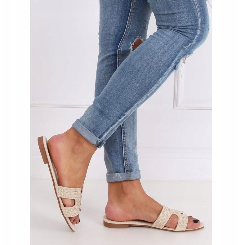 Pantuflas beige de mujer Q-88 Beige 2