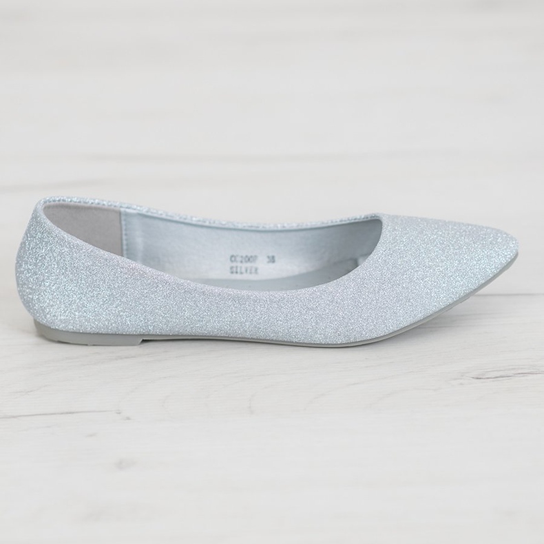 Seastar Bailarinas con purpurina gris 2