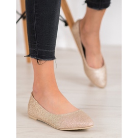 Seastar Bailarinas con purpurina dorado 2