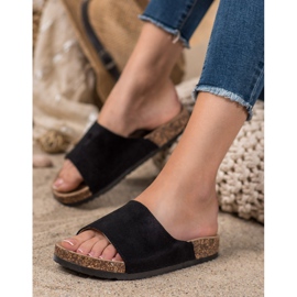 SHELOVET Zapatillas negras en la plataforma negro 1