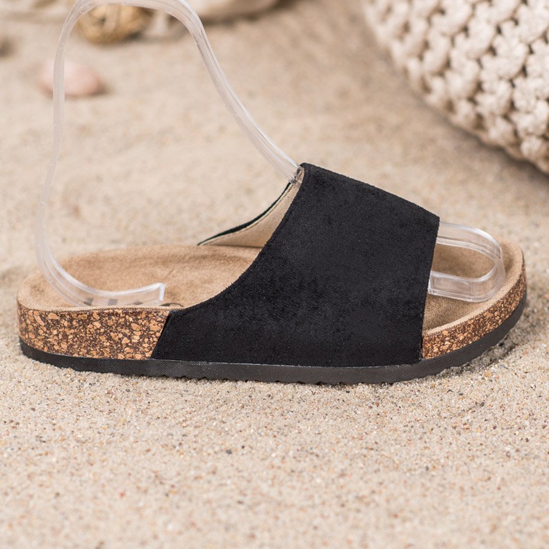 SHELOVET Zapatillas negras en la plataforma negro 2