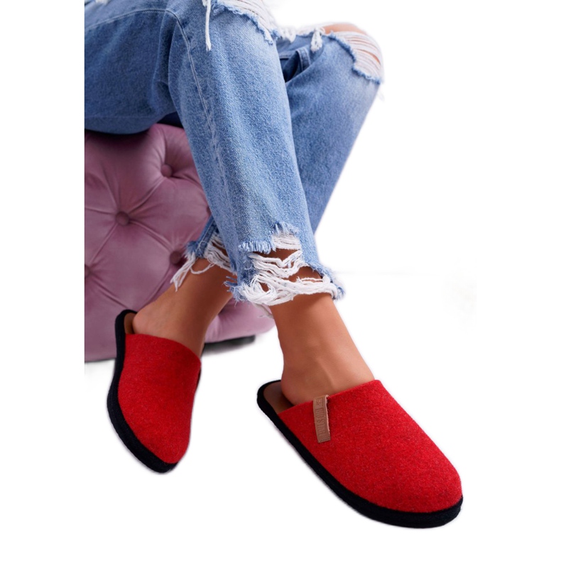 Pantuflas de Casa Mujer Big Star Red D267865A marrón rojo 1