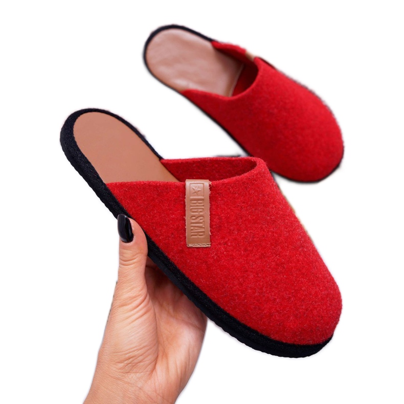 Pantuflas de Casa Mujer Big Star Red D267865A marrón rojo 2