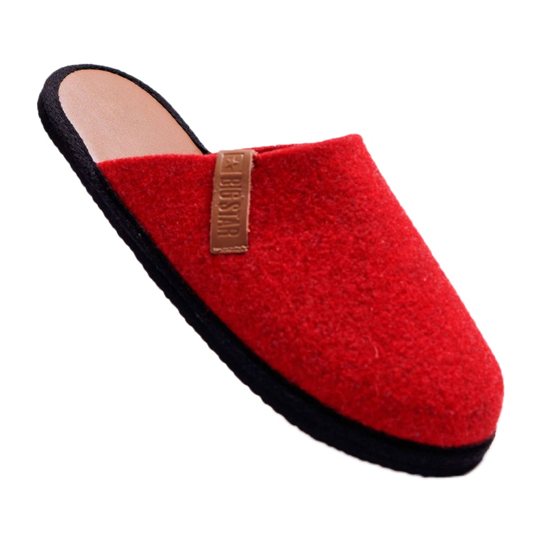 Pantuflas de Casa Mujer Big Star Red D267865A marrón rojo 3