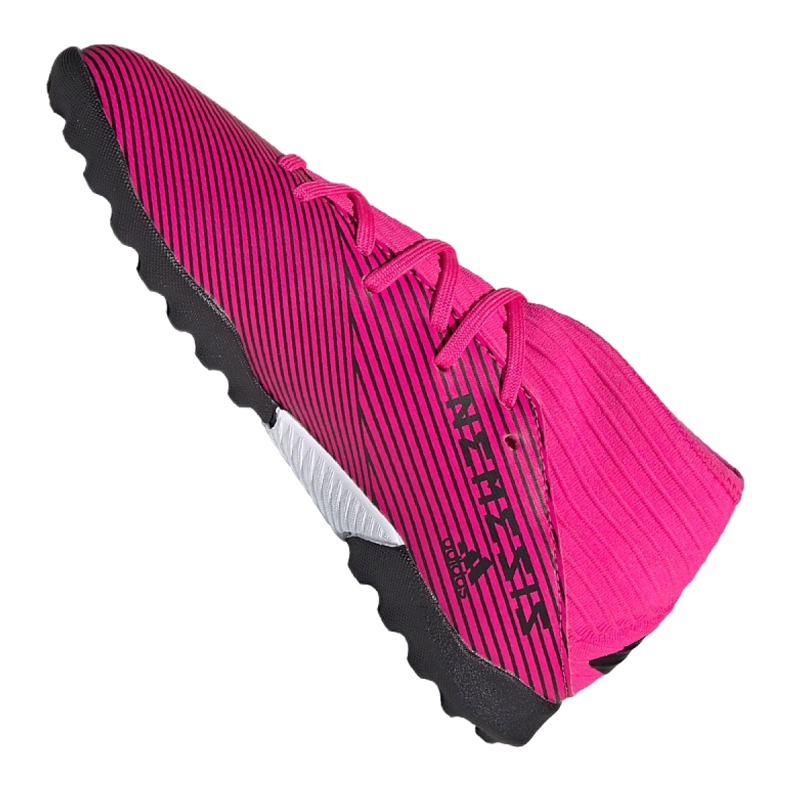 Zapatillas Adidas Nemeziz 19.3 Tf Jr F99944 rosa 3