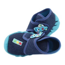 Calzado infantil befado 523P015 azul marino azul 4