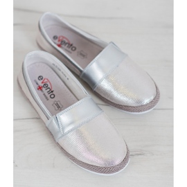 Evento Slipons plateados cómodos gris 1 Evento Slipons plateados cómodos gris 1