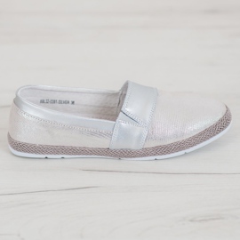 Evento Slipons plateados cómodos gris 4