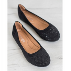 Diamantique Bailarina clásica con cristales negro 4