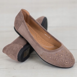 Diamantique Bailarina clásica con cristales beige 2
