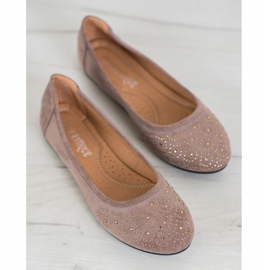 Diamantique Bailarina clásica con cristales beige 3