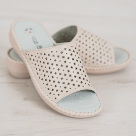 J. Star Zapatillas cómodas y ligeras marrón 4