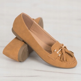 Nio Nio Mocasines elegantes con flecos marrón 1 Nio Nio Mocasines elegantes con flecos marrón 1