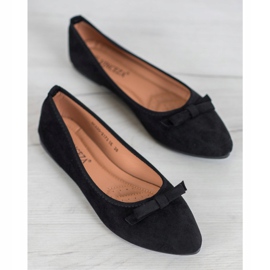 Bailarinas VINCEZA de ante negro 2