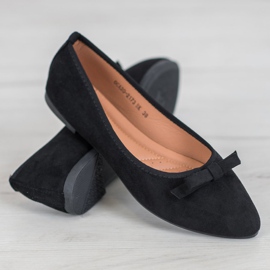 Bailarinas VINCEZA de ante negro 1