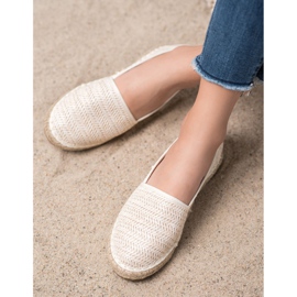 SHELOVET Alpargatas Beige Trenzadas 1