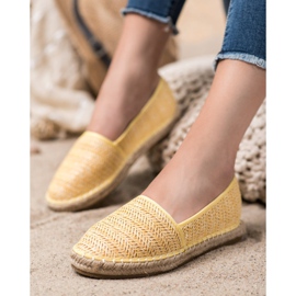 SHELOVET Alpargatas Amarillas Trenzadas amarillo 4