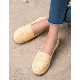 SHELOVET Alpargatas Amarillas Trenzadas amarillo 3