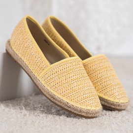 SHELOVET Alpargatas Amarillas Trenzadas amarillo 2
