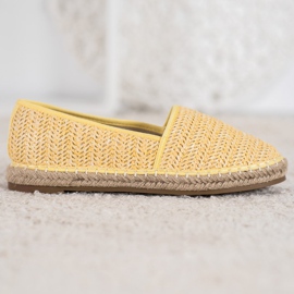 SHELOVET Alpargatas Amarillas Trenzadas amarillo 5