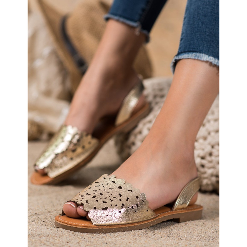 Evento Sandalias doradas sin cordones dorado 1