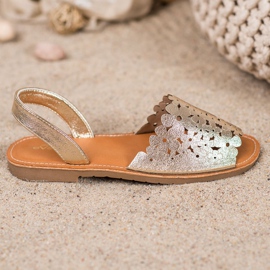 Evento Sandalias doradas sin cordones dorado 3