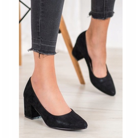 W. Potocki Zapatos clásicos de tacón alto negro 1
