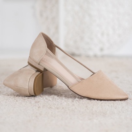 Evento Bailarinas Beige Con Malla 3