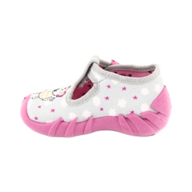 Calzado infantil befado 110P382 rosado gris 1