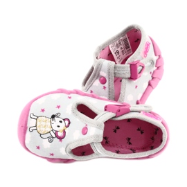 Calzado infantil befado 110P382 rosado gris 4