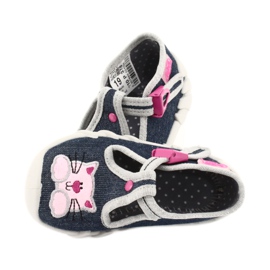 Calzado infantil befado 110P378 azul marino rosado gris multicolor 4