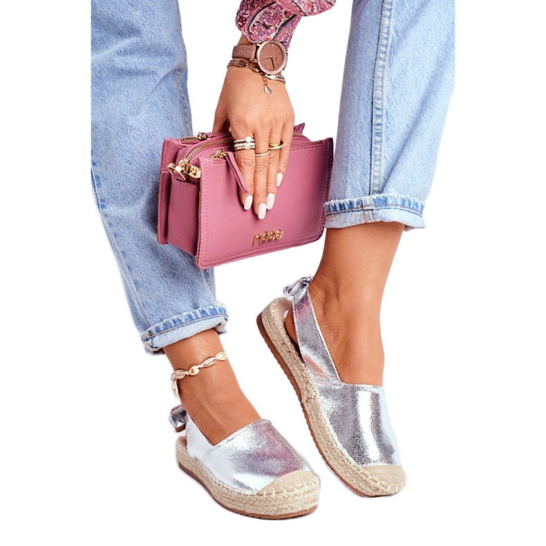 FRJ Alpargatas Silver Contour para mujer gris 2 FRJ Alpargatas Silver Contour para mujer gris 2