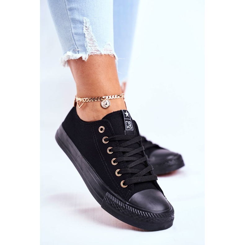 NEWS Zapatillas Mujer Low Material Negro Ecoma 2
